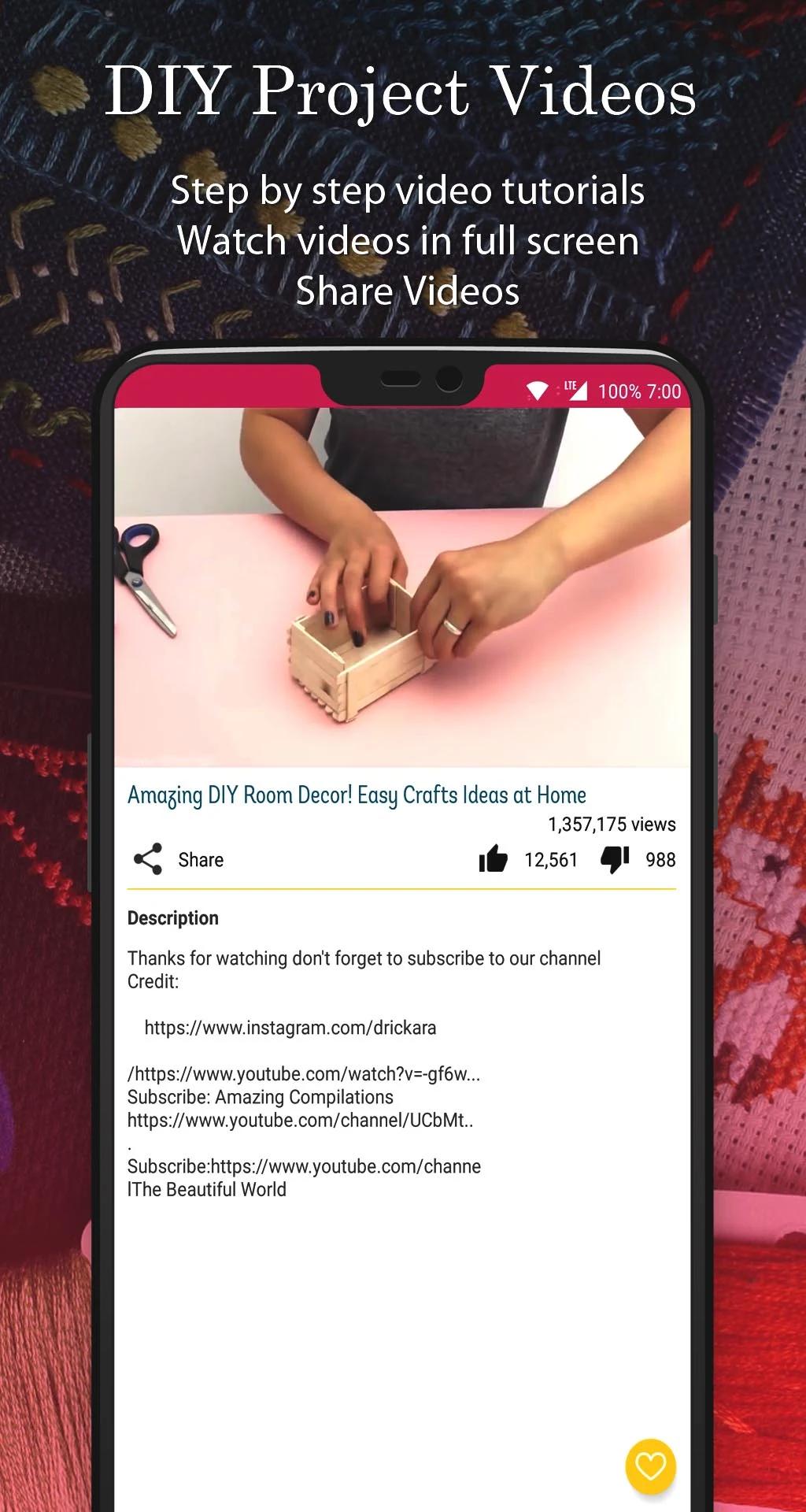 DIY Projects screenshot