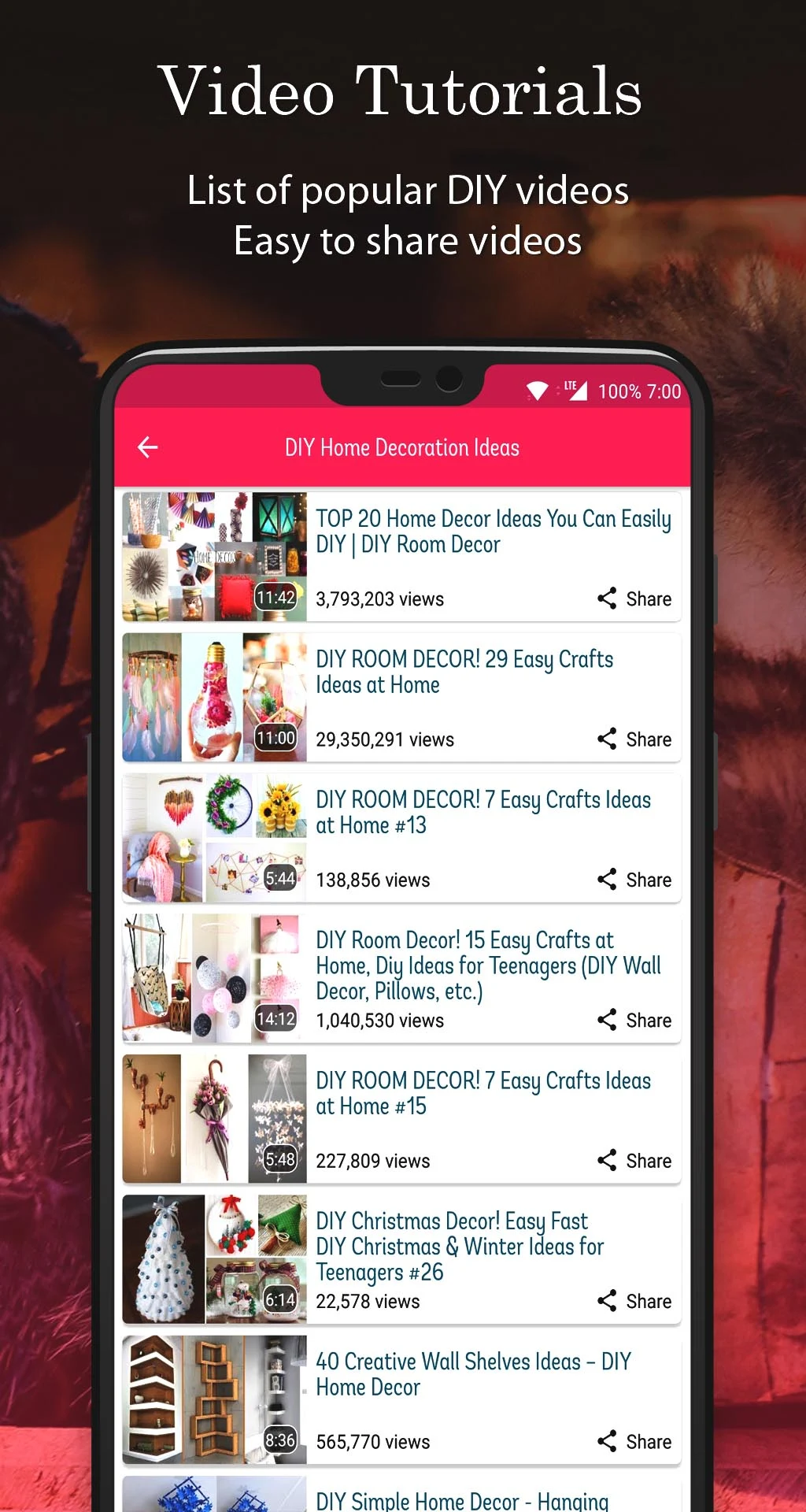 DIY Projects screenshot