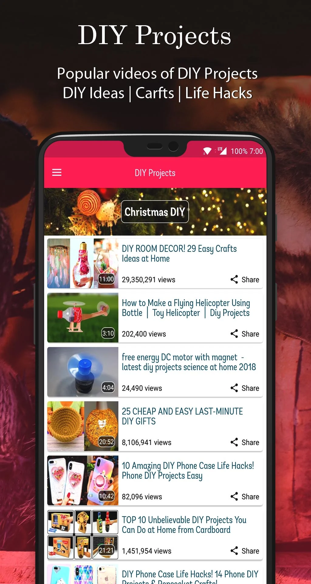DIY Projects screenshot