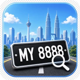Malaysia Plate Number 아이콘
